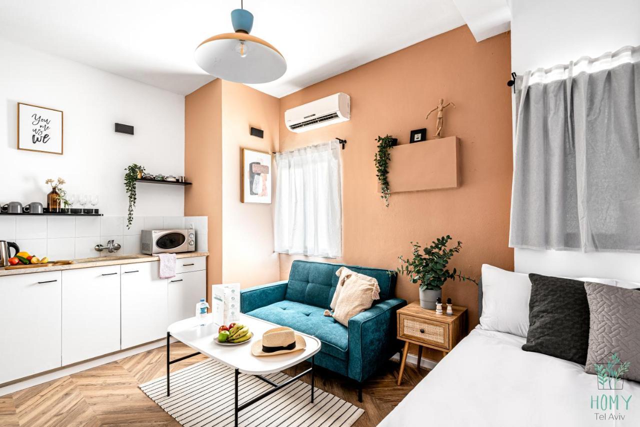 Stylish Studio Apartments On Dizengoff By Homy Tel-Aviv Kültér fotó
