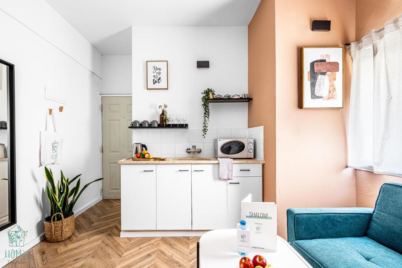 Stylish Studio Apartments On Dizengoff By Homy Tel-Aviv Kültér fotó